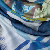 Rubicon SWEET DEEP Baumwolltuch mit bedrucktem Seidenpatch