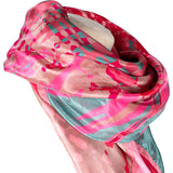 Rubicon BIMINI Baumwollschal mit bedrucktem, multicolor Seidenpatch