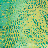 Rubicon ONE SHOT  Baumwolltuch mit bedrucktem Seidenpatch grün