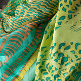 Rubicon ONE SHOT  Baumwolltuch mit bedrucktem Seidenpatch grün