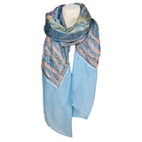 Rubicon ONE SHOT  Baumwollschal mit bedrucktem Seidenpatch