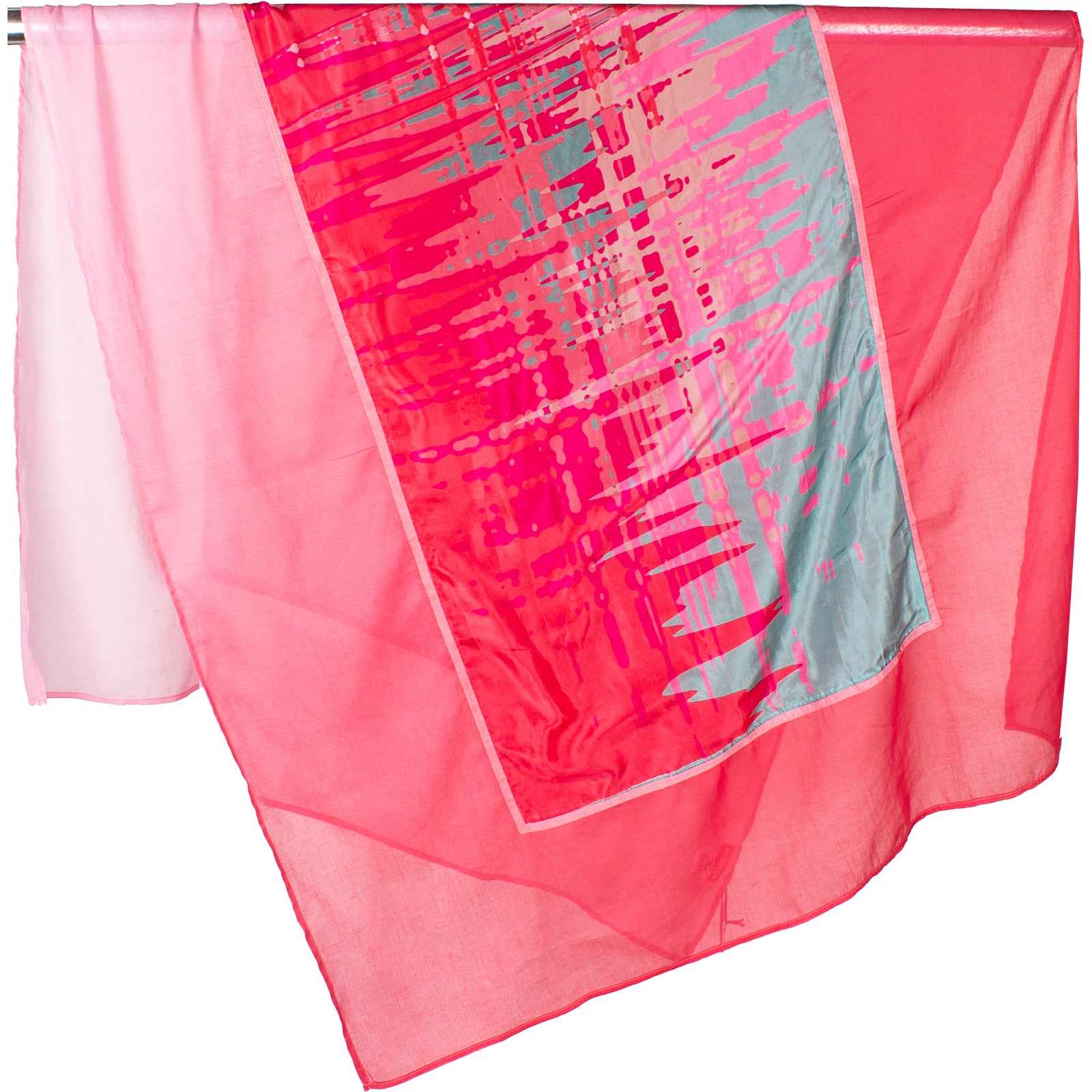 Rubicon BIMINI Baumwollschal mit bedrucktem, multicolor Seidenpatch