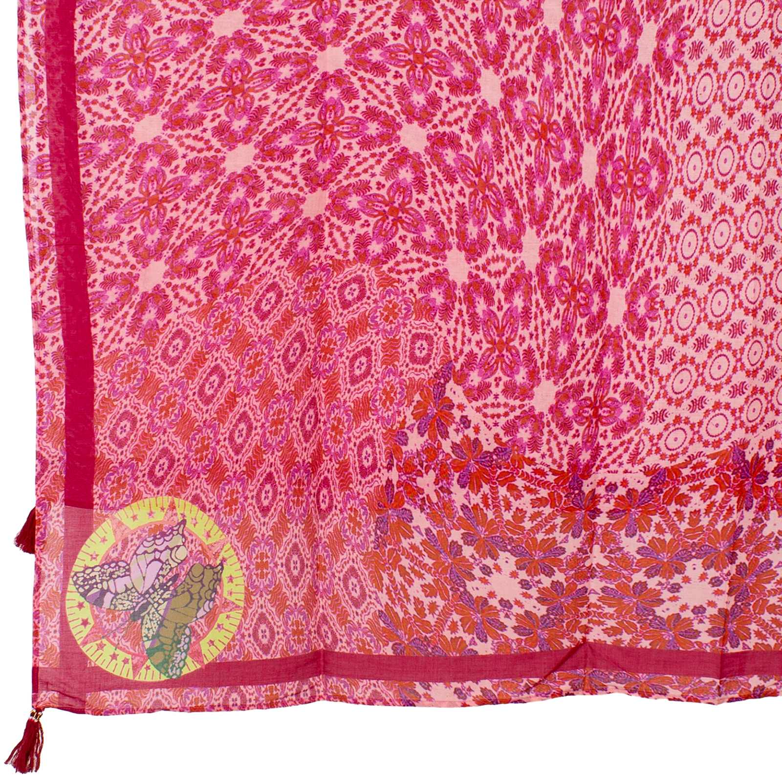 Rubicon JUICE Baumwolltuch mit Print pink 4126