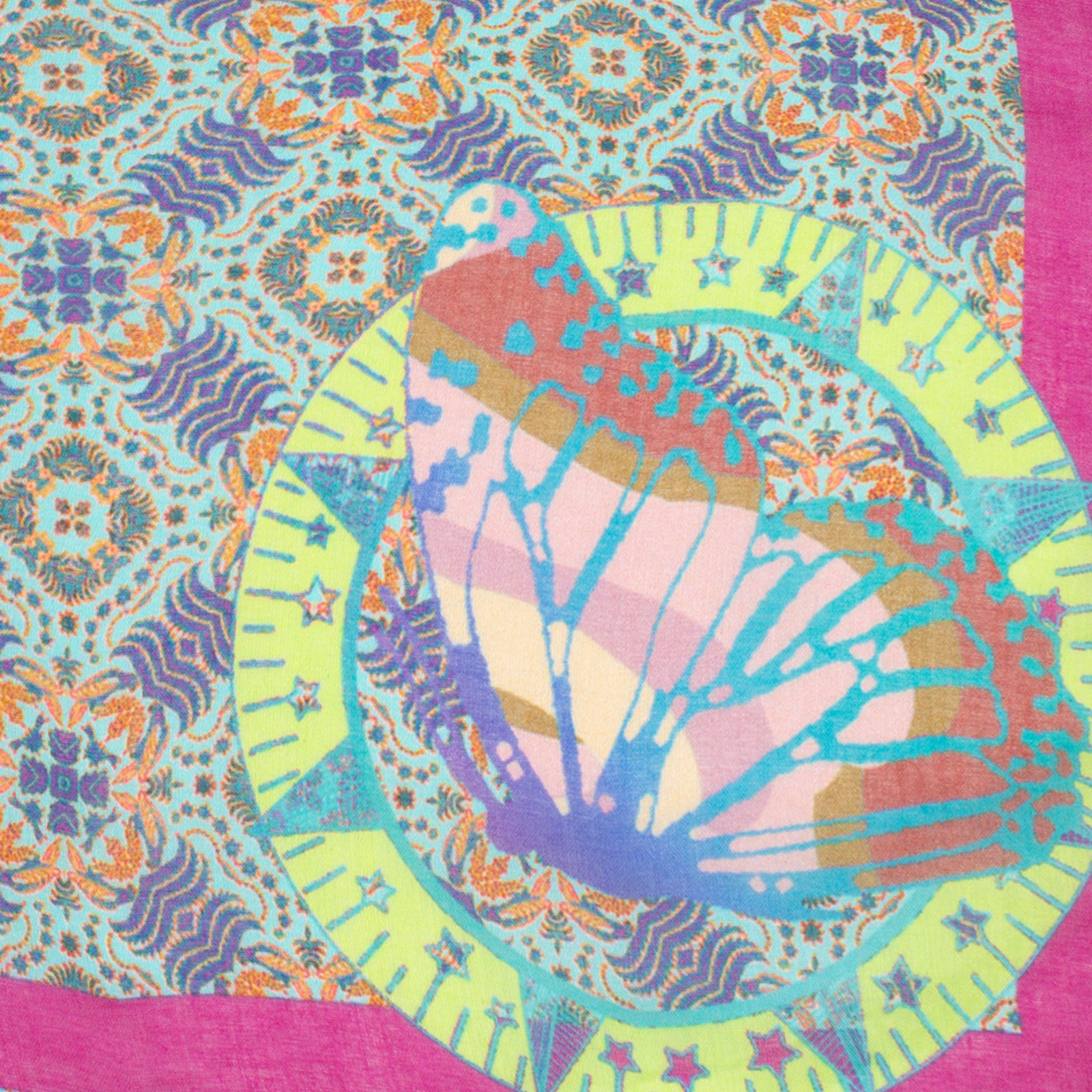 Rubicon JUICE Baumwollschal mit Print 4127