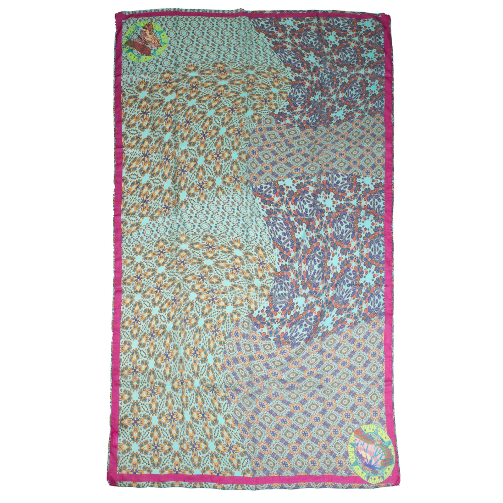 Rubicon JUICE Baumwollschal mit Print 4127
