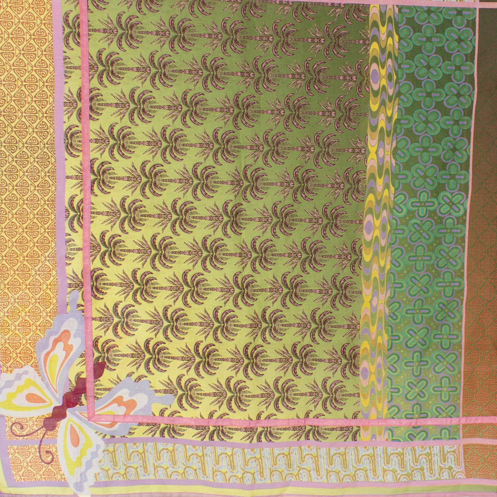 Rubicon 9TO5 Baumwolltuch mit Print grün 4132