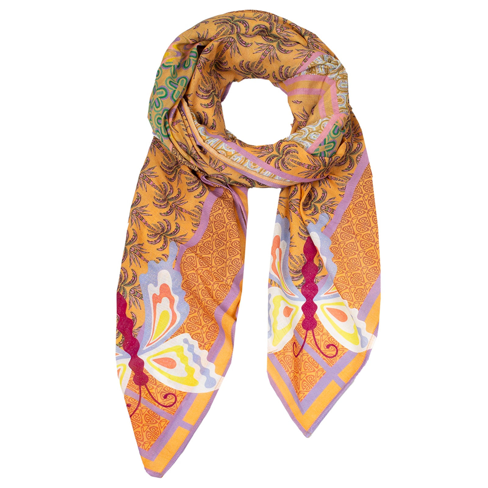 Rubicon 9TO5 Baumwolltuch mit Print sand 4132