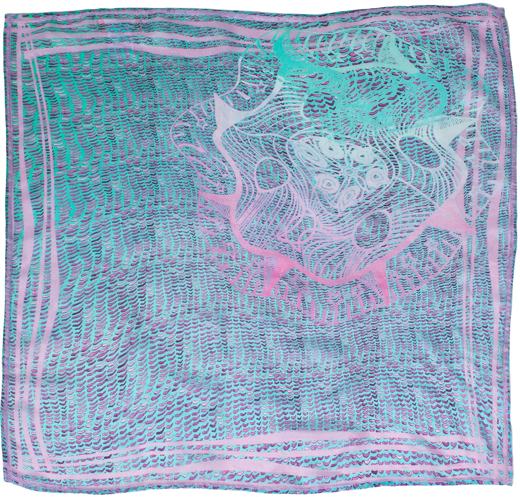 Rubicon TABBY Seidentuch mit Print 4140_820