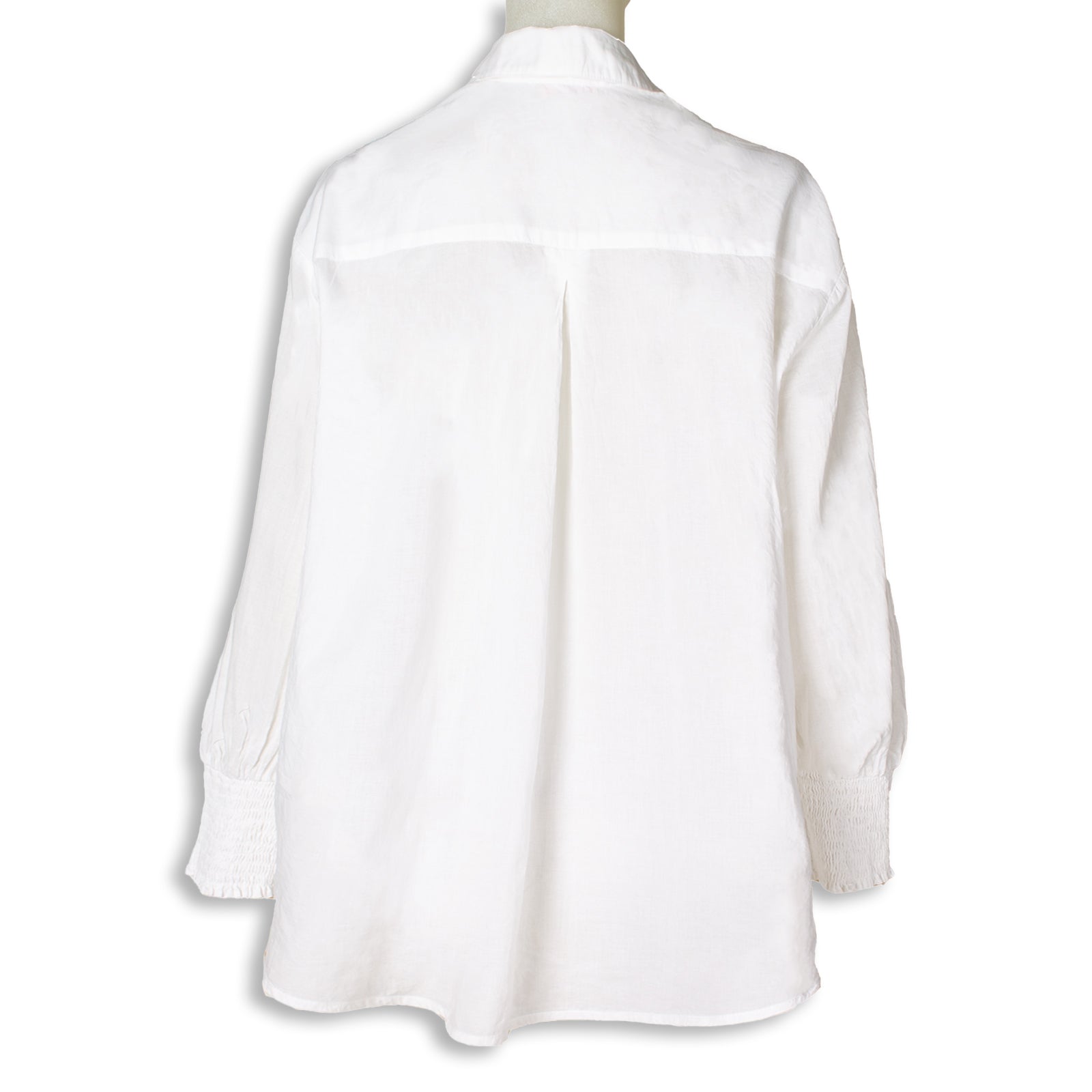 Rubicon BLOOM weisse Baumwollbluse mit weisser  Stickerei 1419