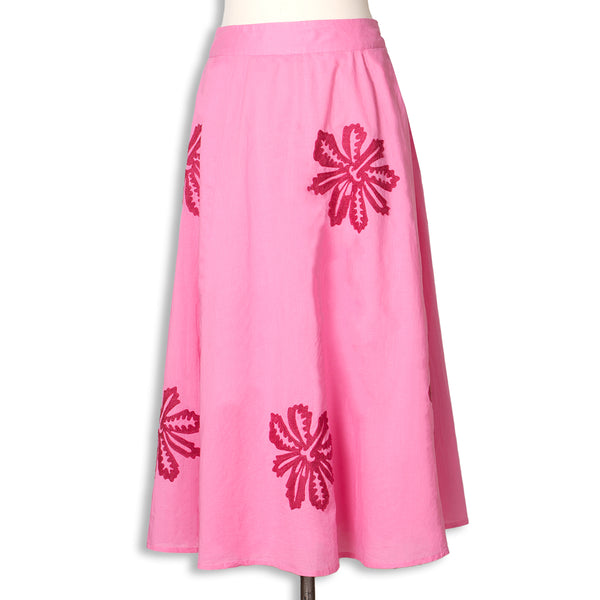 Rubicon BLOOM pinker Rock mit pinker Stickerei