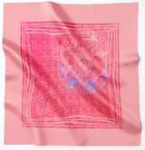 SERENA Baumwolltuch mit Seidendruck 6103