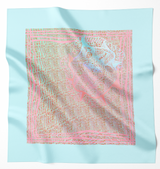 SERENA Baumwolltuch mit Seidendruck 6103