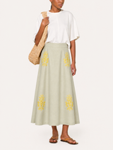 ANEMON Rock mit Stickerei 1515