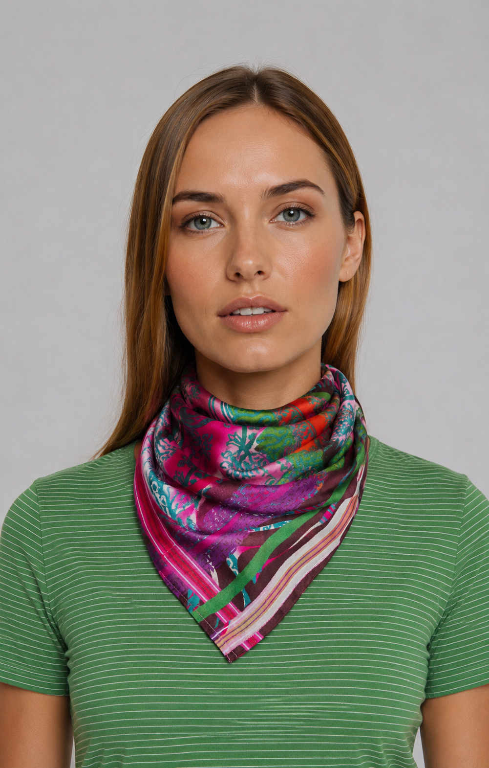 Rubicon TABBY Seidentuch mit multicolor Print 4140_999