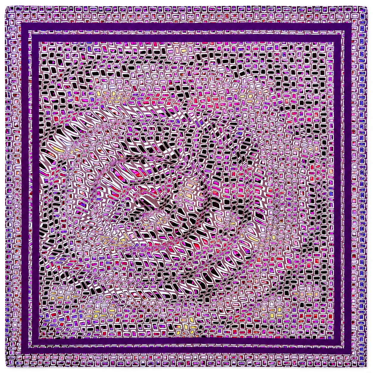 Rubicon TABBY Seidentuch mit Print 3140