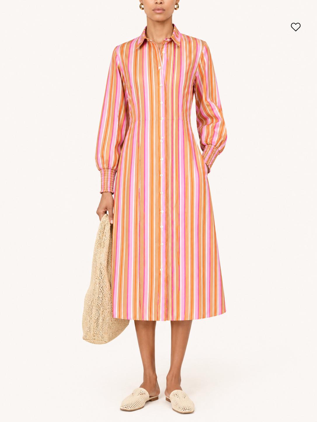 RISE UP Hemdblusenkleid aus Baumwolle 1350_980