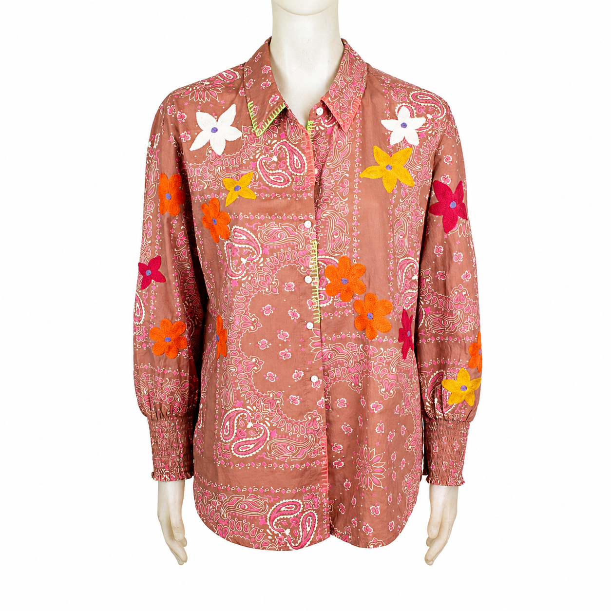Rubicon CAYA  Bluse mit  Stickerei 1459