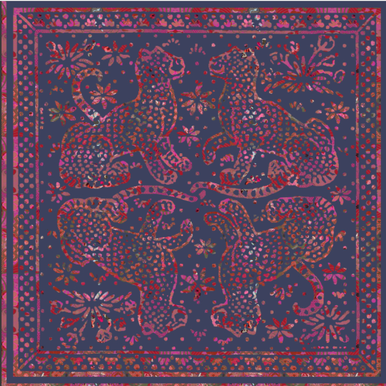 LEON Seidentwillschal 1130_220